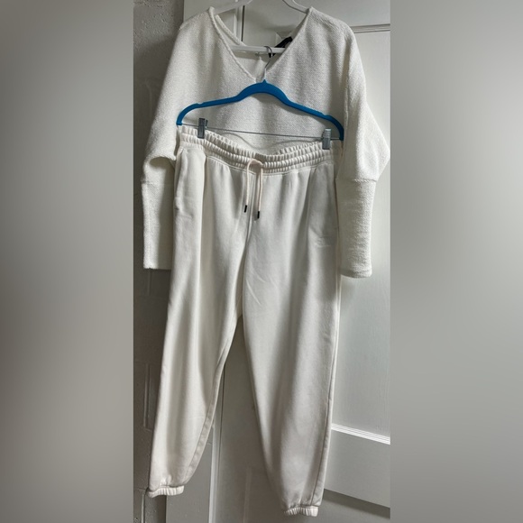 The North Face Pants - The North Face Cream  Sweatpants/WHBM sweater